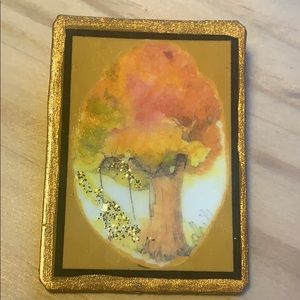 A Works by Heart by D.Hill pin autumn tree swing